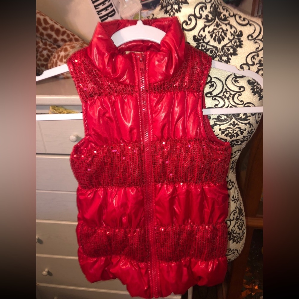 Girls puffer 6/6x vest